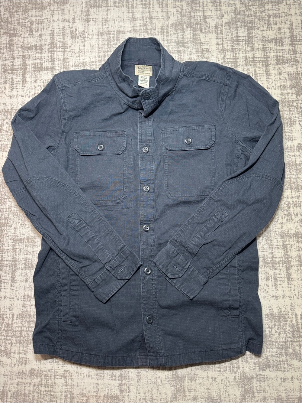 Vintage/Y2K L.L. Bean canvas utility overshirt/jacket sz L  27.5X23.5 PTP MENS